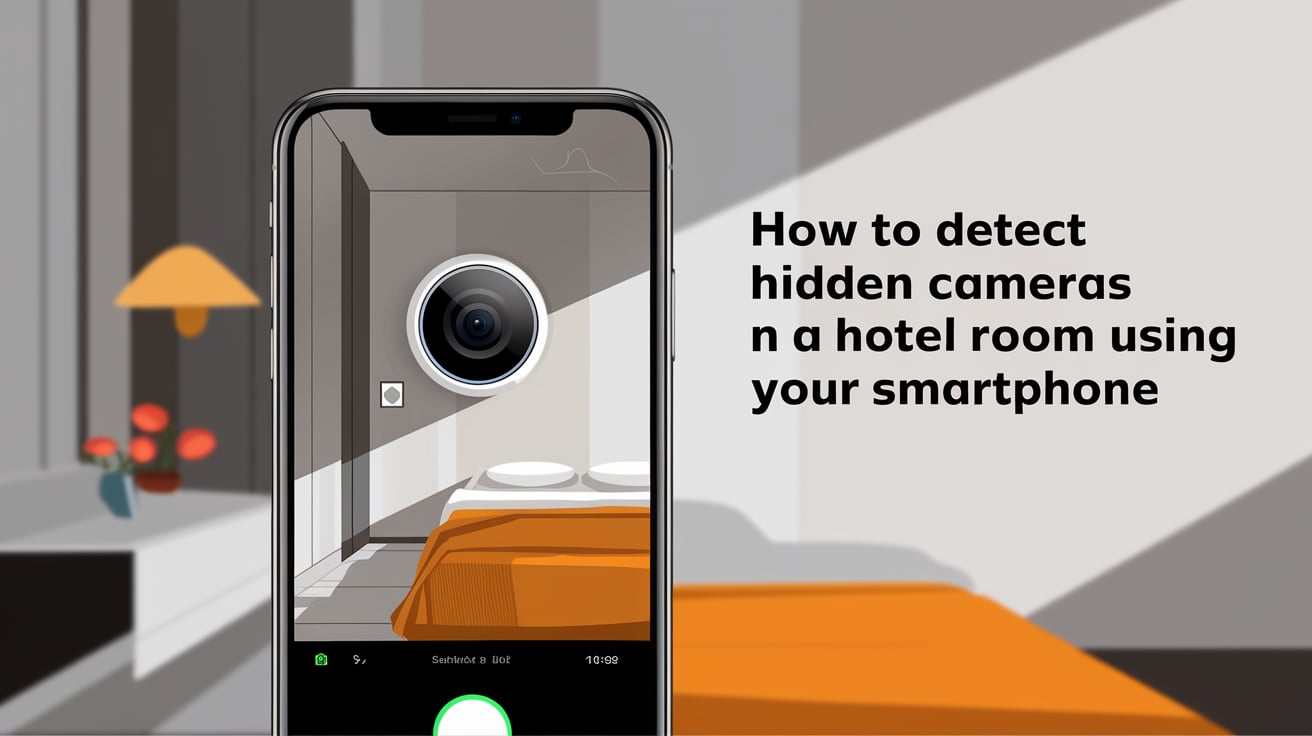 How to Detect Hidden Cameras in a Hotel Room Using Your Smartphone