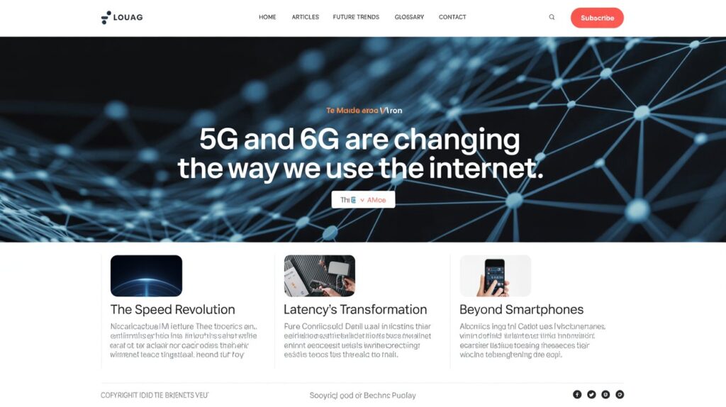 How 5G and 6G Are Changing the Way We Use the Internet